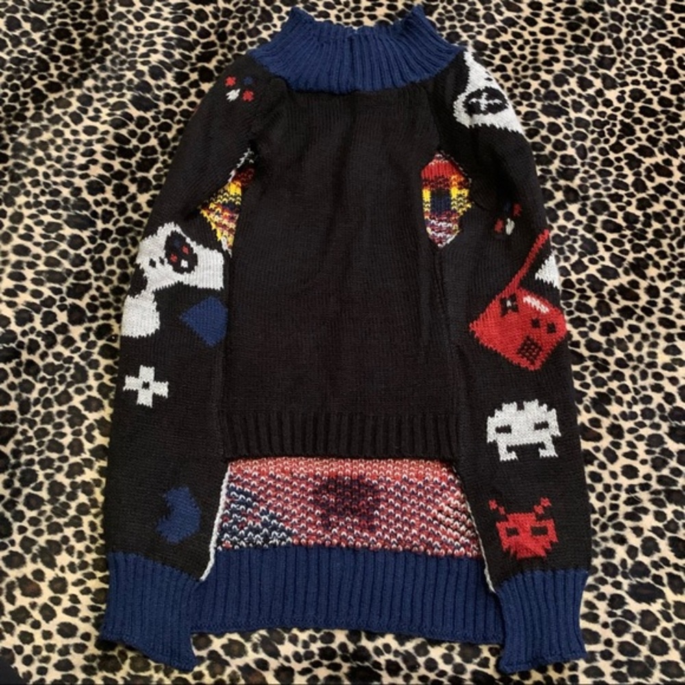 Space Invader Dog Sweater - Picture 2 of 4